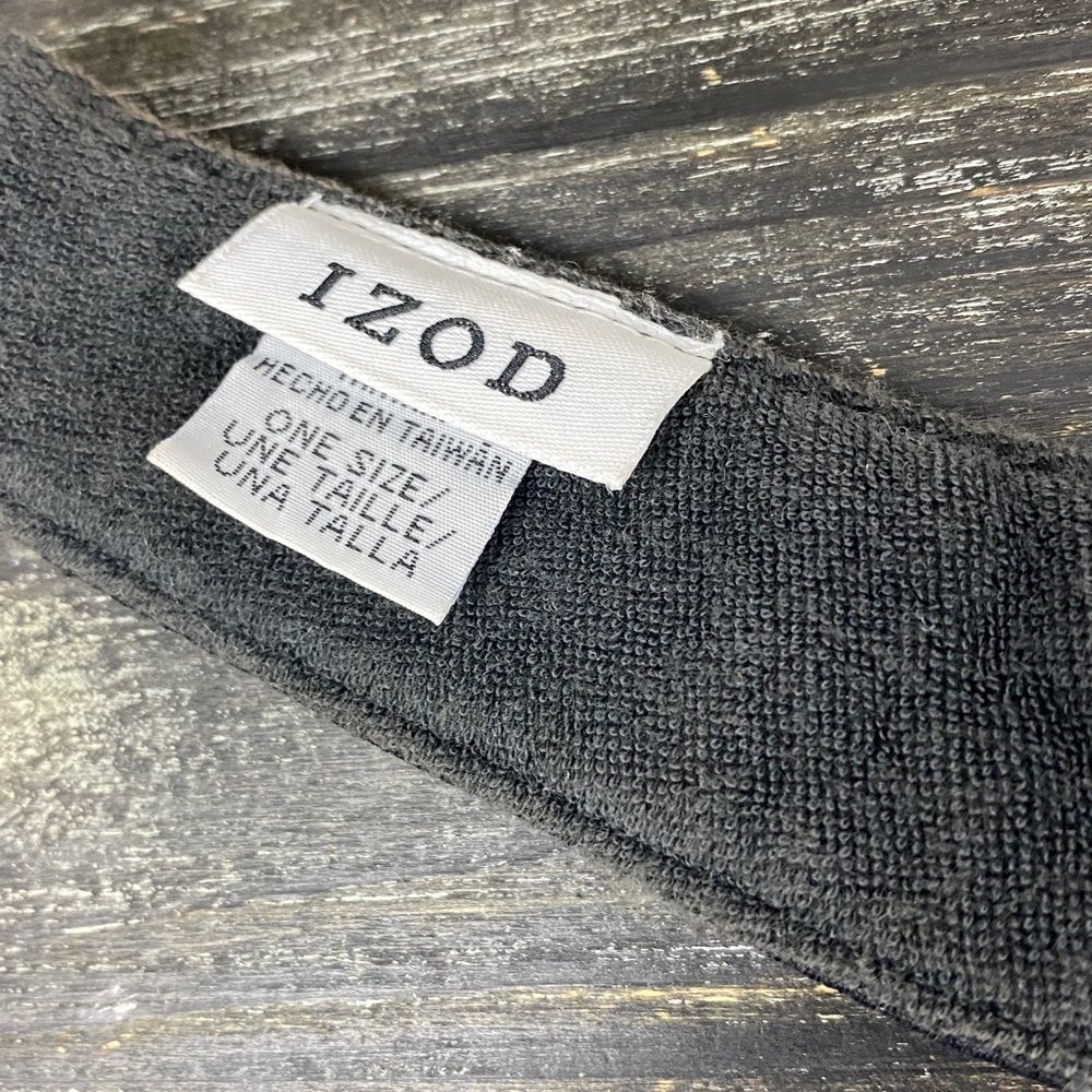 Izod Black & White Visor Sun Hat OS - Picture 4 of 5